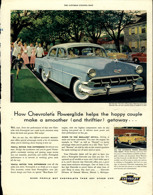 1954 Chevrolet 210 Advertisement