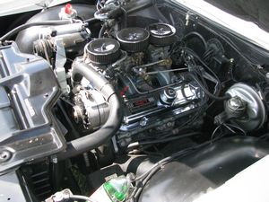 1966 Pontiac 2+2 421 Tri-Power Engine