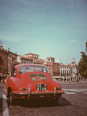 Porsche 356C in Verona, Italy