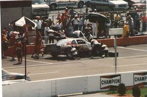 1987 Davey Allison Car at the 1987 Champion Spark Plug 400