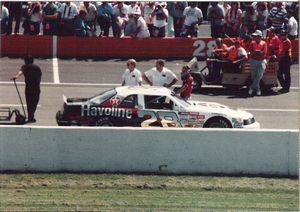 1988 Davey Allison Car at the 1988 Champion Spark Plug 400
