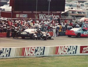 1988 Davey Allison Car at the 1988 Champion Spark Plug 400