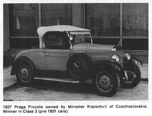 1927 Praga Piccolo