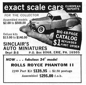 Sinclair's Auto Miniatures