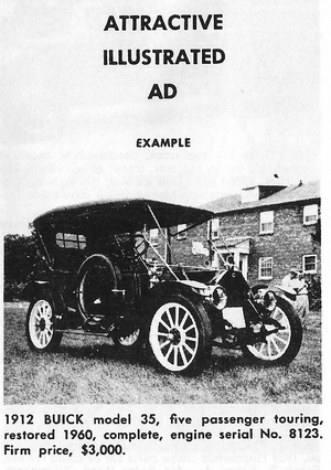 Buick Model 35 Classified Advertisement
