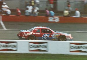 1987 Buddy Arrington Car at the 1987 Champion Spark Plug 400