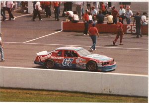 1986 Buddy Arrington Car at the 1986 Champion Spark Plug 400
