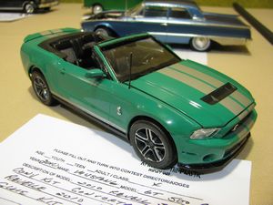 2010 Ford Mustang GT500 Convertible Model Car