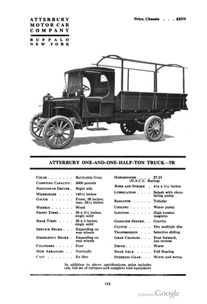 Atterbury One-and-One-Half-Ton Truck 7R