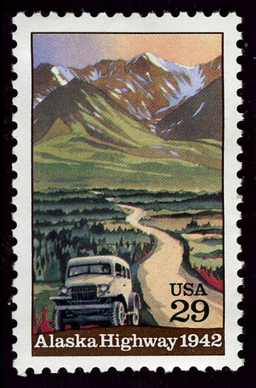 Alaska Highway Stamp