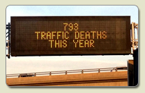 Tollway Death Sign