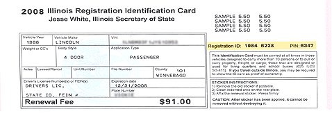 Illinois Vehicle Registration