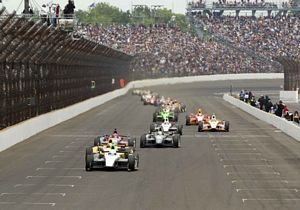 Ed Carpenter leads Indianapolis 500