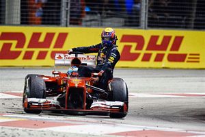 Mark Webber 2013 Singapore Grand Prix