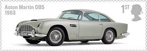 Aston Martin DB5 Royal Mail stamp