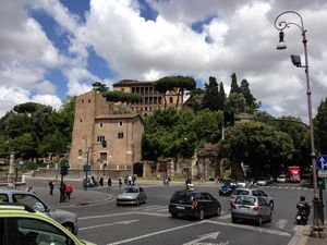 cars and roads of Rome