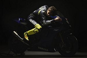 Valentino Rossi back on the Yamaha M1