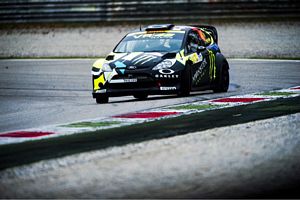 Valentino Rossi at the Monza Rally