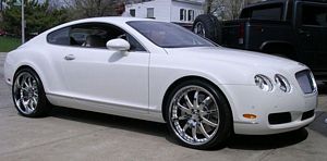 white Bentley