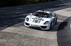 Porsche 918 Spyder at Nürburgring