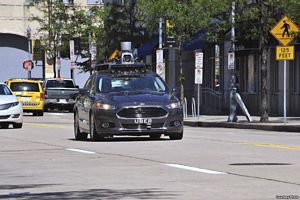 Uber Self-Driving Ford Fusion