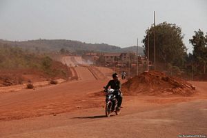 Road in Mondulkiri Province, Cambodia