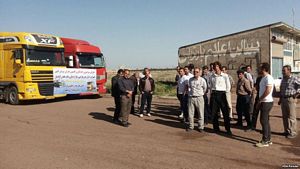 Truckers in Iran