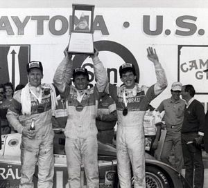 Al Holbert 1986 Daytona Podium