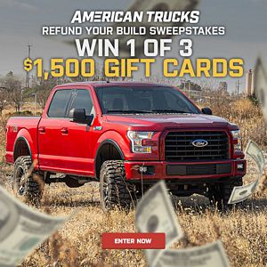 AmericanTrucks Refund Your Build Sweepstakes Ford F-150