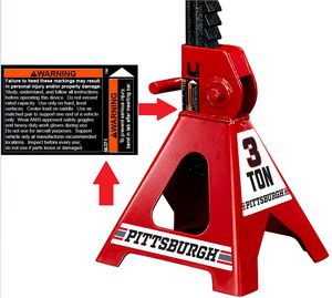 Harbor Freight Pittsburgh Automotive Recalled Jack Stands