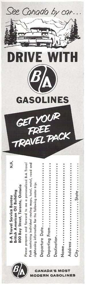 B-A Gasoline Advertisement