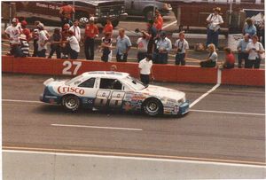 1986 Buddy Baker Car at the 1986 Champion Spark Plug 400