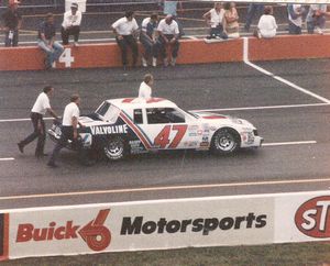 1985 Ron Bouchard Car at the 1985 Champion Spark Plug 400