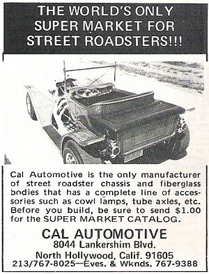 Cal Automotive Advertisement