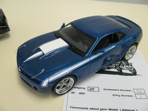 Modified Chevrolet Camaro Model Car