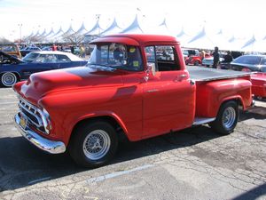 Strawberry Shortbed 1957 Chevrolet Pickup Truck