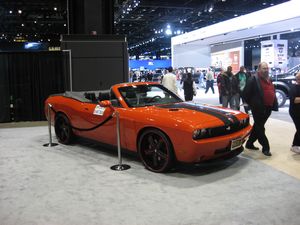 Dodge Challenger convertible by NCE at the 2010 Chicago Auto Show
