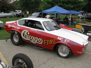 Chicago Fire Chevrolet Vega Ignoffo Family Racing Drag Car