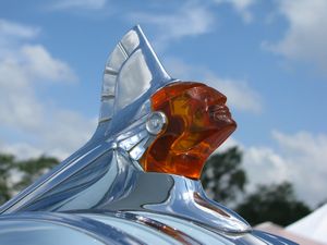 1951 Pontiac Chieftain Deluxe Indian Hood Ornament