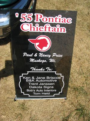 1955 Pontiac Chieftain Green Bay Packers