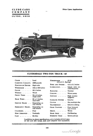 Clydesdale Two-Ton Truck 65