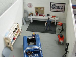 Corvette C1 Shop Diorama