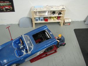 Corvette C1 Shop Diorama