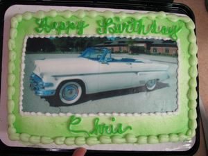 1954 Ford Crestline Sunliner Birthday Cake