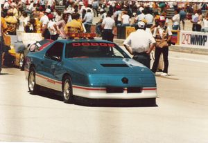 PPG Dodge Daytona Pace Car at the 1986 Miller American 200