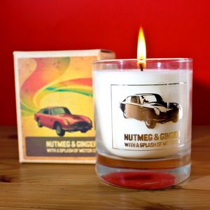Man Candles with Aston Martin DB