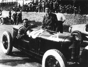 Pete DePaolo and Giulio Ramponi at 1925 Italian Grand Prix