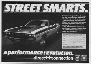 Chrysler Direct Connection Advertisement