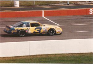 1986 Dale Earnhardt Chevrolet Monte Carlo at the 1986 Champion Spark Plug 400