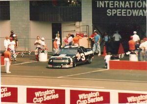 1989 Dale Earnhardt Car at the 1989 Champion Spark Plug 400